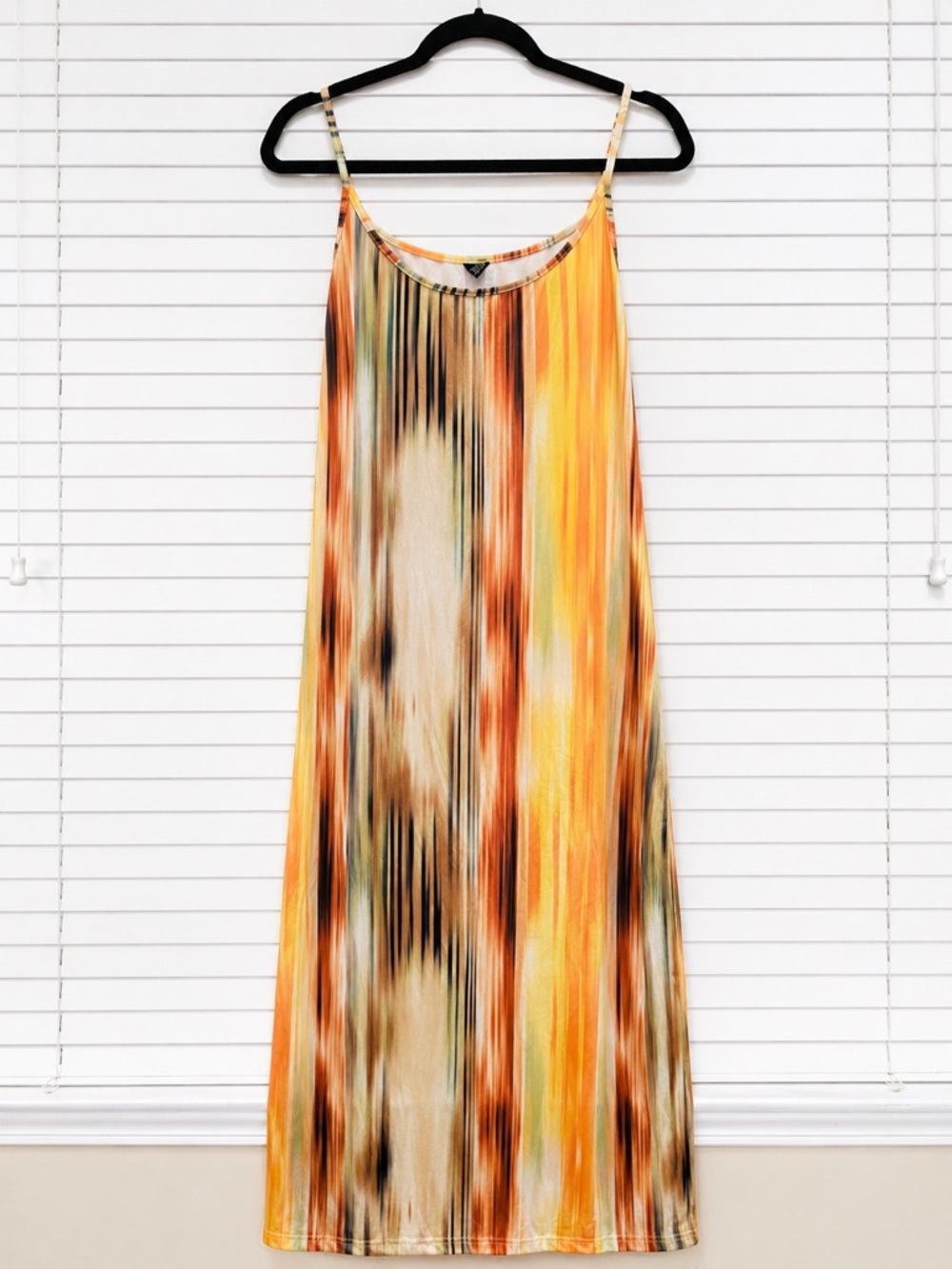 SHEIN Multicolor Vertical Stripe Maxi Dress